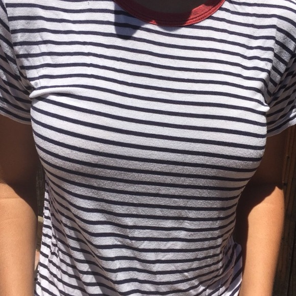 Brandy Melville Striped Tee - Picture 2 of 4
